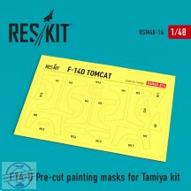 F-14D Pre-cut painting masks for Tamiya Kit (1/48)