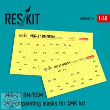 MiG-31 Pre-cut painting masks for Amk  kit (1/48)