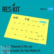   F-4 (C) Phantom II Pre-cut painting masks for Fine Molds kit (1/72)