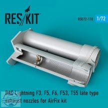   BAC Lightning F3, F5, F6, F53, T55 exhaust nozzles late type for Airfix kit (1/72)