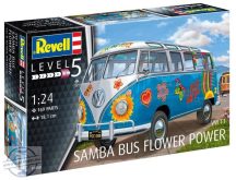 VW T1 Samba Bus Flower Power - 1/24