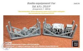  Radio equipment for Sd.Kfz. 251/1 (Fusprech.f -1943) - 1/35