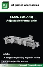   Sd.Kfz.250 (Alte) Adjustable frontal axle for Takom kit - 1/35