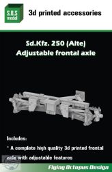 Sd.Kfz.250 (Alte) Adjustable frontal axle for Takom kit - 1/35