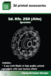  Sd.Kfz.250 (Alte) Sprocket for Takom/Dragon kit - 1/35