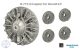 B-17F/G engine set - 1/72 - Revell 