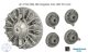 B-17G/Mk.III engine set - 1/72 - Airfix