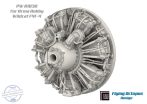 F4F-4 Wildcat engine & exhaust set - 1/72 - Arma Hobby