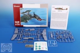 SAAB J-21A - 1/72 - Új szerszámos készlet!