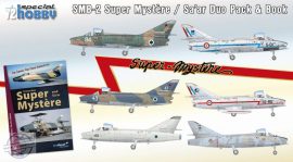 SMB-2 Super Mystere Duo Pack & Book - 1/72 - 2 teljes makett + könyv!