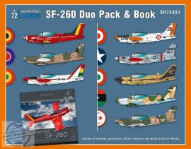 SIAI-Marchetti SF-260 Duo Pack & Book - 1/72 - 2 makett + HMH kiadvány!