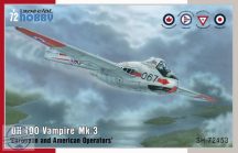   DH.100 Vampire Mk.3 ’European and American Operators’ - 1/72