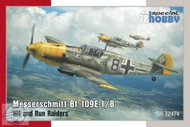 Messerschmitt Bf 109E-1/B ‘Hit and Run Raiders’ - 1/72 - (Eduard coop.)