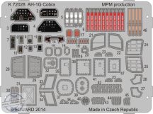 AH-1G Cobra colour photo-etched parts - 1/72 - Special Hobby