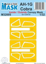   AH-1G Cobra Inside/Outside MASK - 1/32 - ICM, Special Hobby, Revell