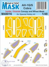    AH-1Q/S Cobra Inside/Outside MASK - 1/48 - Special Hobby/ICM