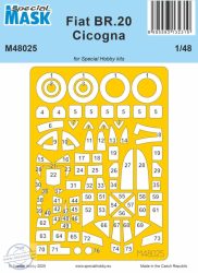 Fiat BR.20 Cicogna MASK - 1/48 - Special Hobby