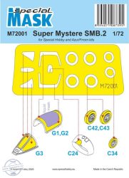 SMB-2 Super Mystere Mask - 1/72 - Special Hobby, Azur