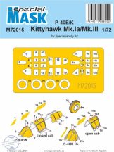 P-40E/K/Kittyhawk Mk.Ia/Mk.III Mask - 1/72 - Special Hobby
