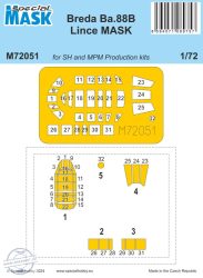 Breda Ba.88B Lince MASK - 1/72 - Special Hobby,MPM