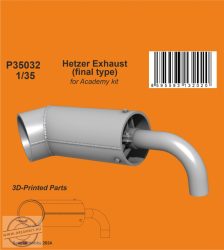 Hetzer Exhaust (final type) - 1/35 - Academy elsősorban