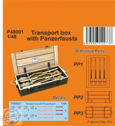 Transport box with Panzerfausts - 1/48