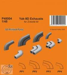 Yak-9D Exhausts - 1/48 - Zvezda