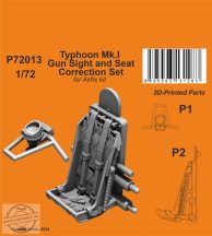   Typhoon Mk.I Gun Sight and Seat Correction Set - 1/72 - Airfix elsősorban