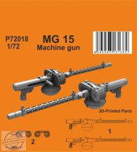 MG 15 German WWII  Machine gun - 1/72 (2 pcs)