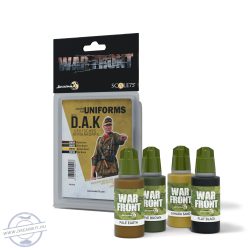 SCALE 75 WARFRONT: DAK 2 4 COLOUR ACRYLIC PAINT SET - 4 x 17 ml