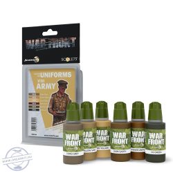 SCALE 75 WARFRONT: VIII ARMY 6 COLOUR ACRYLIC PAINT SET - 6 x 17 ml