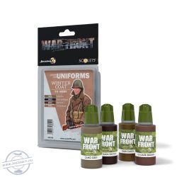 SCALE 75 WARFRONT: WINTER COAT 4 COLOUR ACRYLIC PAINT SET - 4 x 17 ml