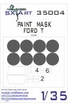 Ford T Painting Mask - 1/35 - ICM Ford T Painting Mask - 1/35 - ICM