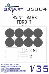Ford T Painting Mask - 1/35 - ICM