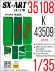 Paint mask Kamaz K-43509 - 1/35 - Zvezda Paint mask Kamaz K-43509 - 1/35 - Zvezda