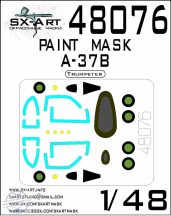 A-37B Painting mask - 1/48 - Trumpeter
