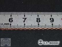 Chains (2.0mm*1.0mm Φ0.2mm , brass) - 20 cm hosszú lánc