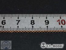 Chains (1.5mm*1.0mm Φ0.2mm , brass) - 20 cm hosszú lánc