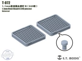 1.1mm Rivet Head B (240 pieces) - (Szegecs, csavar)