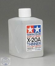 Tamiya 81040 Acrylic Thinners 250 ml. (Higító)