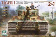   Tiger I "Michael Wittman's Tiger" Normandy 1944 - Late Command Production w/Zimmerit - 1/35 + 1/16-os M.Wittman figura!