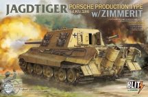   Jagdtiger Porsche Production Type Sd.Kfz.186 W/Zimmerit - 1/35