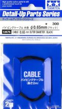   Piping Cable Outside Diameter 0.65mm (Black) - Bekötőkábel