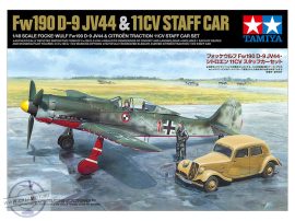 Focke-Wulf Fw 190D-9 JV44 Citroen 11CV Staff Car Set - 1/48