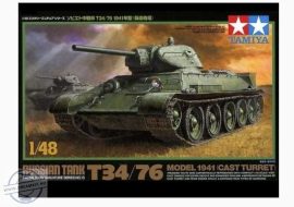 Russian Tank T-34/76 - Model 1941 (Cast T urret) - 1/48