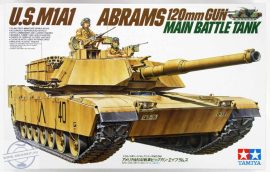 U.S. M1A1 Abrams 120mm Gun Main Battle Tank - 1/35