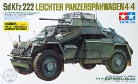 Sonderkraftfahrzeug Sd.Kfz.222 - 1/35 - Fém lövegcsővel, fotomaratással.