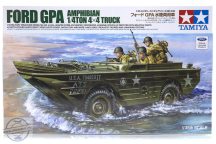   U.S. Ford G.P.A. Amphibian Jeep w/ PE Parts - 3 figurával - 1/35