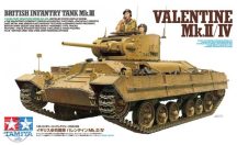   British Infantry Tank Mk.III Valentine Mk.II/IV - 2 figures - 1/35