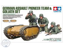   German Assault Pioneer Team & Goliath Set - 1/35 (3 Figures & 2 Goliaths) - 1/35